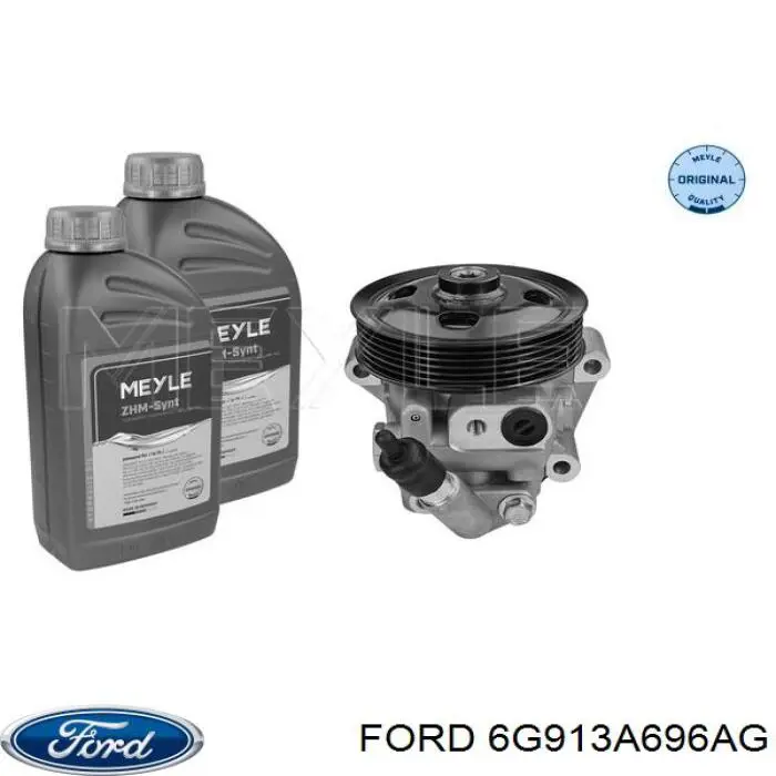 6G913A696AG Ford насос гур