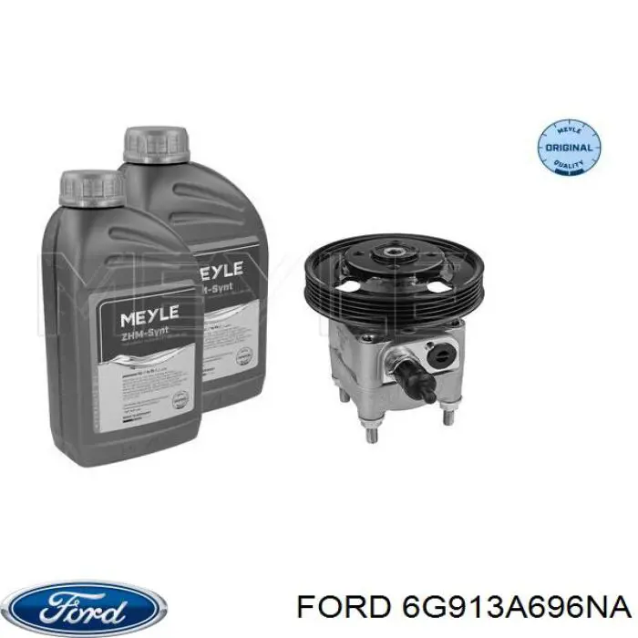 Купить 6G913A696NA Ford Насос рулевого управления