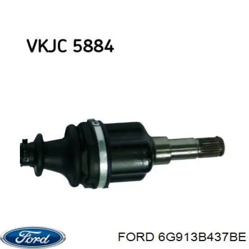 Левая полуось 1431396 Ford