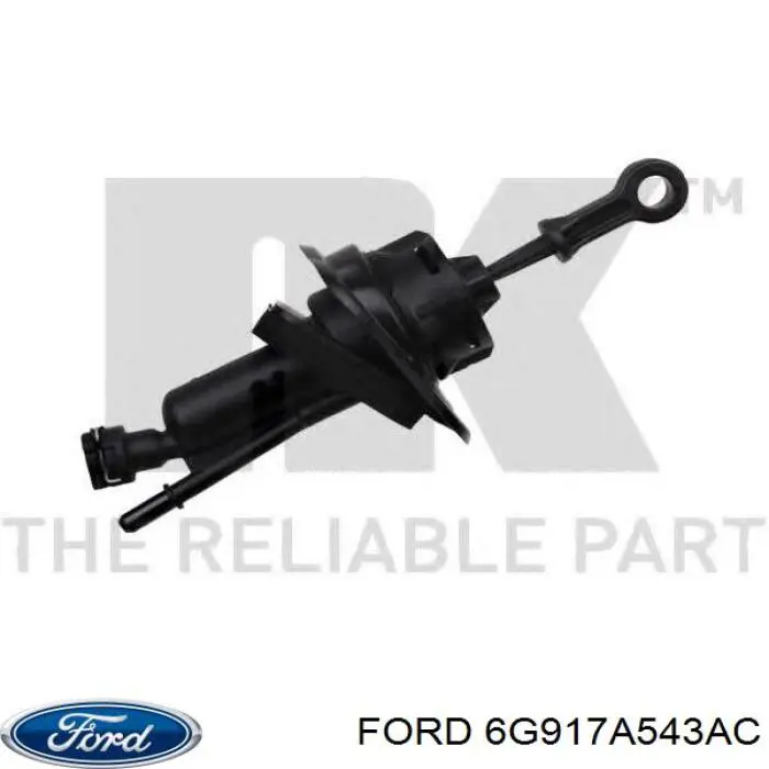 Купить 6G917A543AC Ford Главный цилиндр сцепления