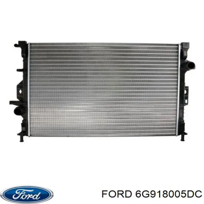 Радиатор 6G918005DC Ford