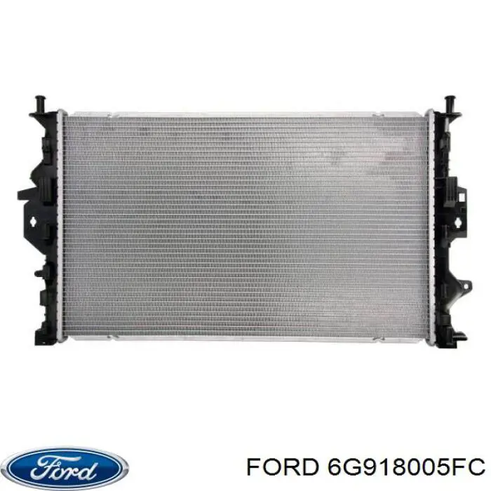 Радиатор 6G918005FC Ford