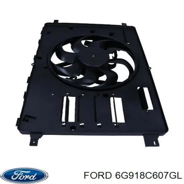 Диффузор радиатора охлаждения в сборе с мотором и крыльчаткой Ford 6G918C607GL цена, от 131.75 USD