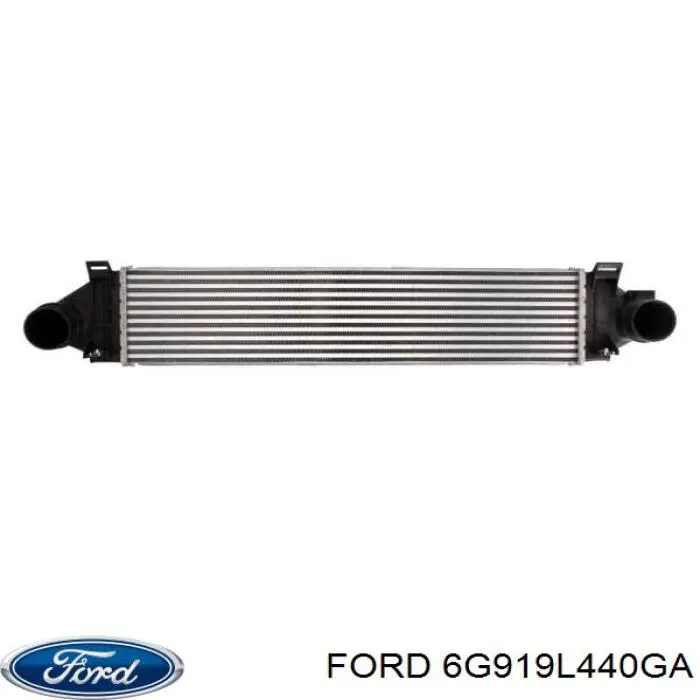 6G919L440GA Ford radiador de intercooler