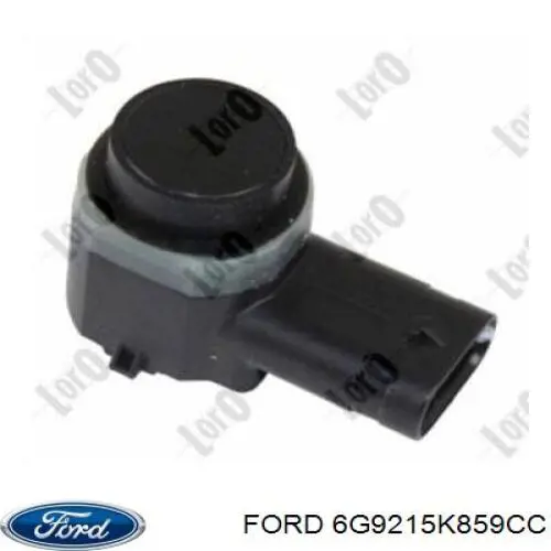 6G9215K859CC Ford sensor dianteiro de sinalização de estacionamento (sensor de estacionamento)