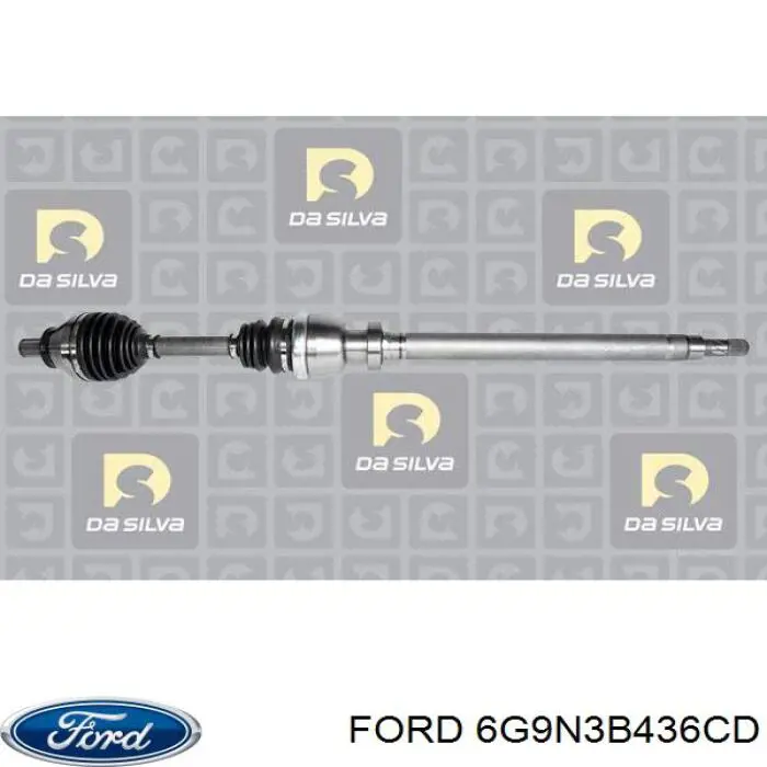 1453070 Ford Полуось передняя, правая