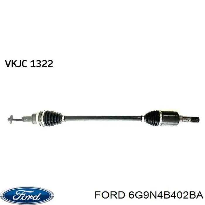 Полуось задняя 6G9N4B402BA Ford