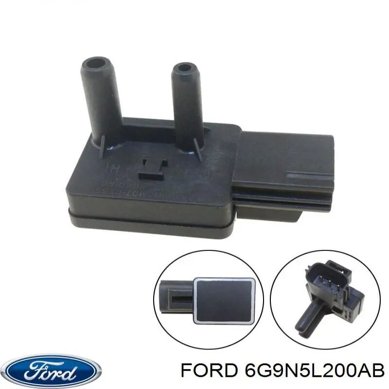 6G9N5L200AB Ford датчик давления выхлопных газов