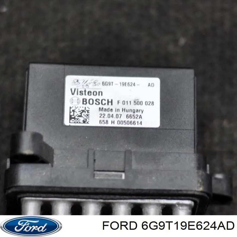 Резистор (сопротивление) вентилятора печки (отопителя салона) Ford 6G9T19E624AD