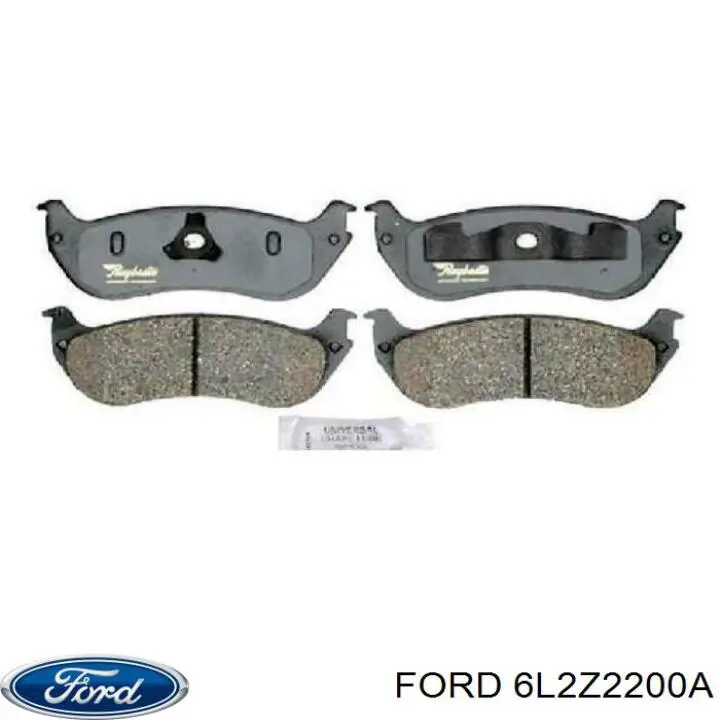 Задние тормозные колодки 6L2Z2200A Ford