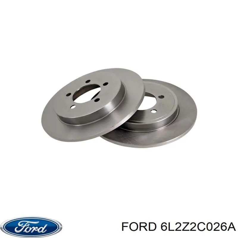 Купить 6L2Z2C026A Ford Диск тормозной задний