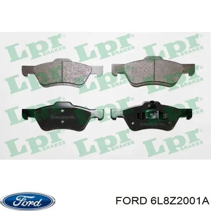 Купить 6L8Z2001A Ford Колодки тормозные