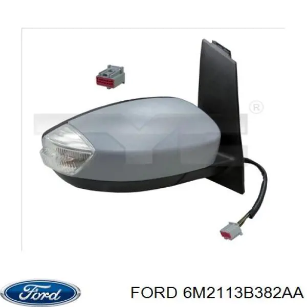 Купить 6M2113B382AA Ford Указатель поворота зеркала правый