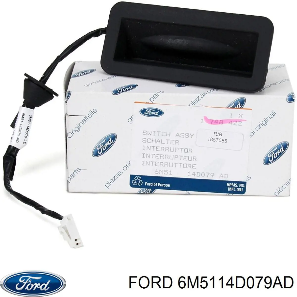 Кнопка привода замка 3/5 двери (ляды)/крышки багажника Ford 1446413
