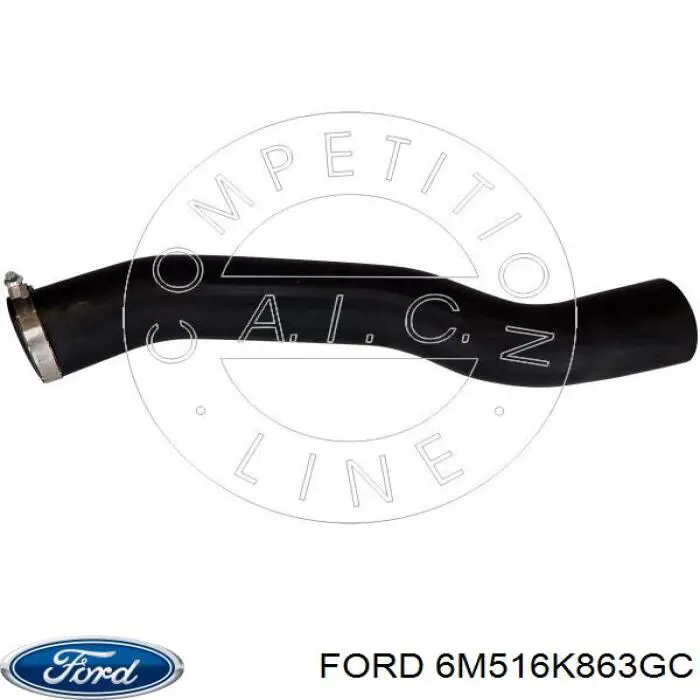 Шланг/патрубок интеркуллера Ford 6M516K863GC цена, от 10.67 USD