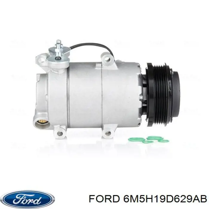 6M5H19D629AB Ford компрессор кондиционера