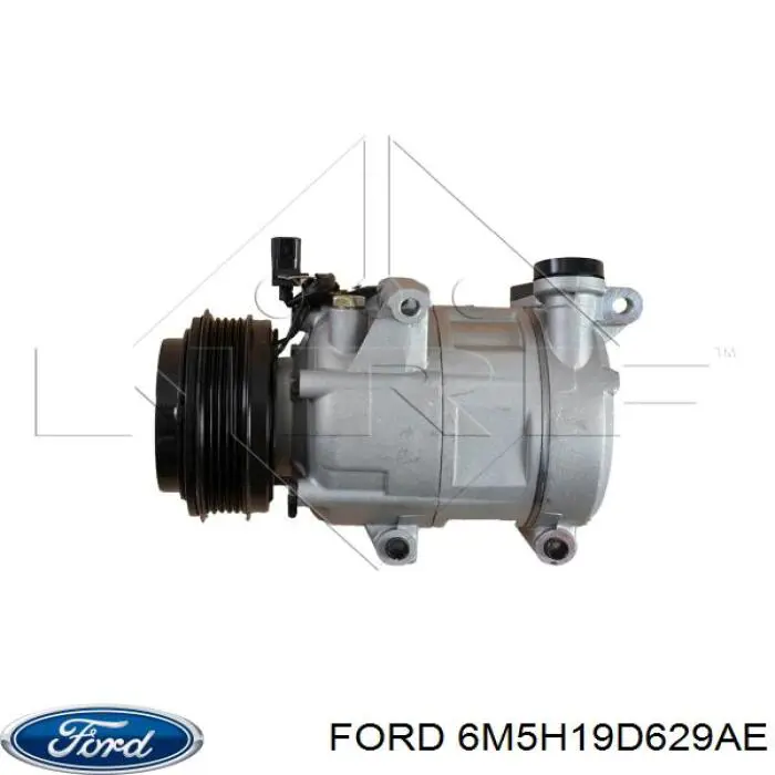 Компрессор кондиционера 6M5H19D629AE Ford