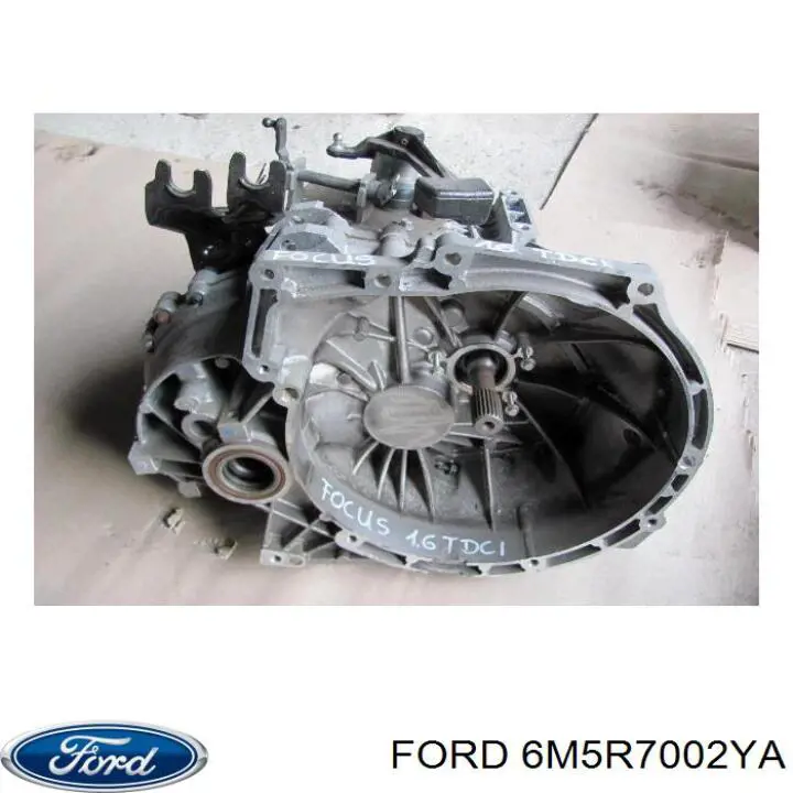 6M5R7002YA Ford кпп в сборе (механическая коробка передач)
