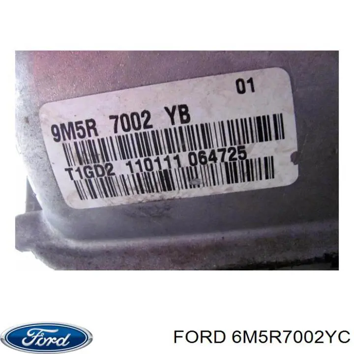 6M5R7002YC Ford caixa de mudança montada (caixa mecânica de velocidades)