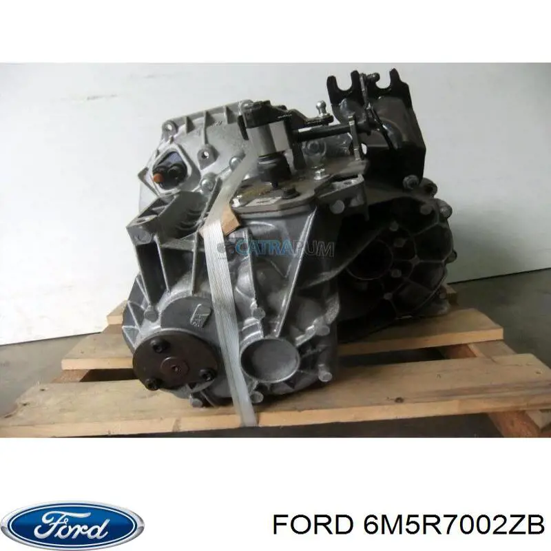 6M5R7002ZB Ford кпп в сборе (механическая коробка передач)