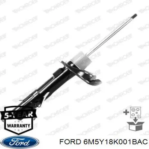 Амортизатор передний правый 6M5Y18K001BAC Ford