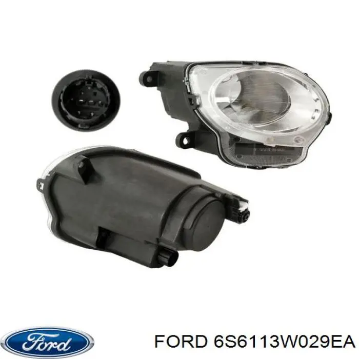 Правая фара 6S6113W029EA Ford