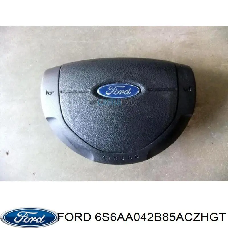 6S6A A042B85-ACZHGT Ford подушка безопасности (airbag водительская)