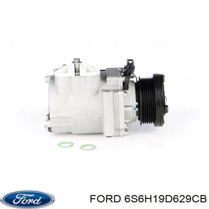 Компрессор кондиционера 6S6H19D629CB Ford