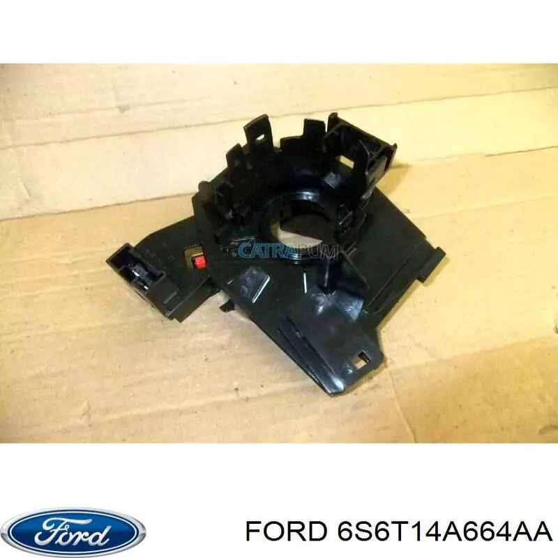 6S6T14A664AA Ford anel airbag de contato, cabo plano do volante