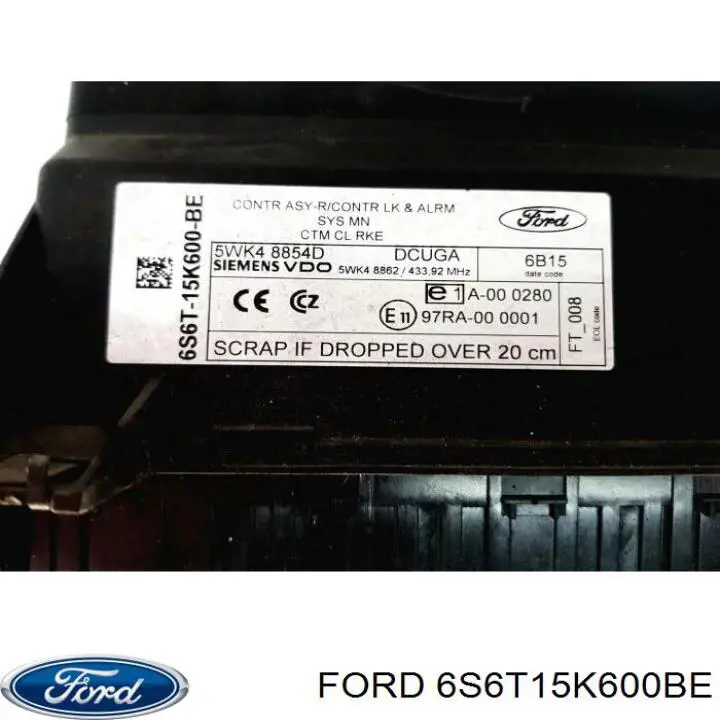  Ford 6S6T15K600BE цена, от 16.93 USD
