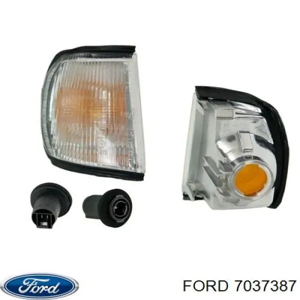 Левый фонарь указателя поворота Ford 7037387