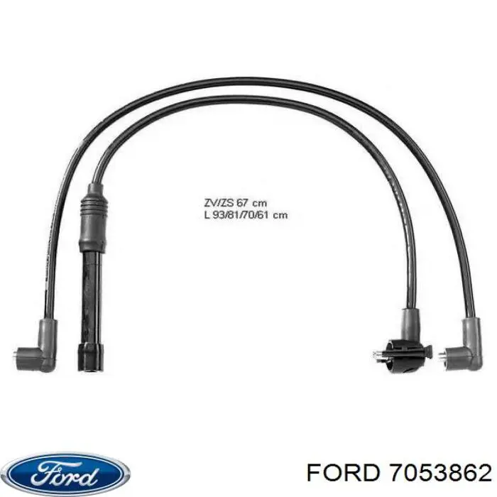 7053862 Ford высоковольтные провода