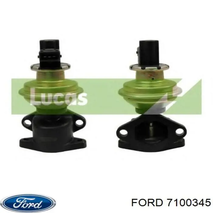 7100345 Ford válvula egr de recirculação dos gases