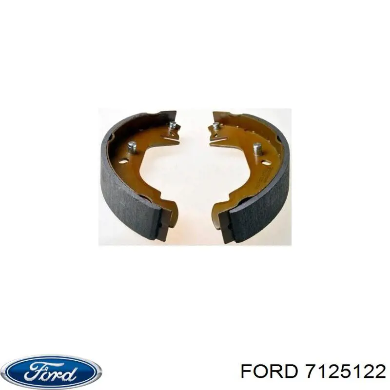 Задние барабанные колодки 7125122 Ford