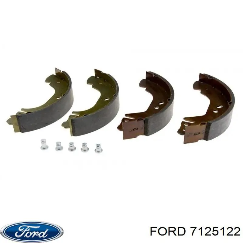 Купить 7125122 Ford Задние барабанные тормозные колодки