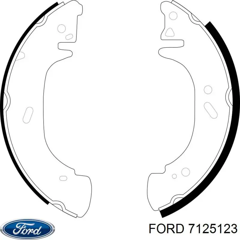 Тормоза рабочие задние ножные и тормозные барабаны Ford 7125123 цена, от 25.08 USD