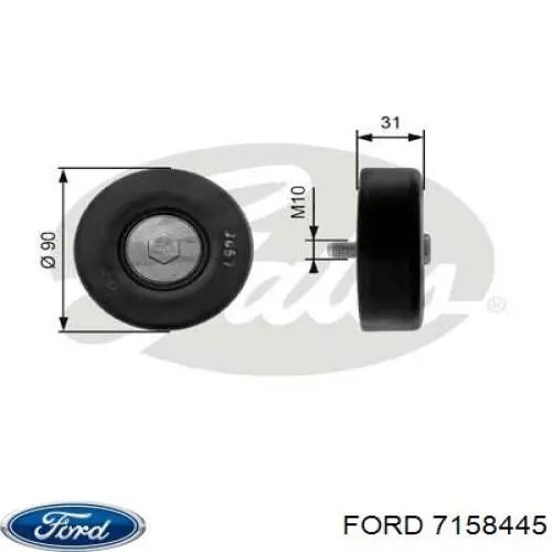 7158445 Ford ролик грм