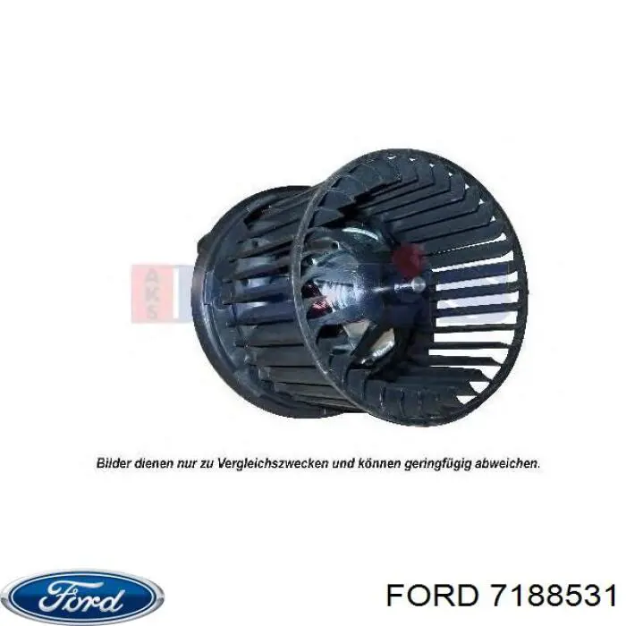 Мотор вентилятора печки (отопителя салона) Ford 7188531