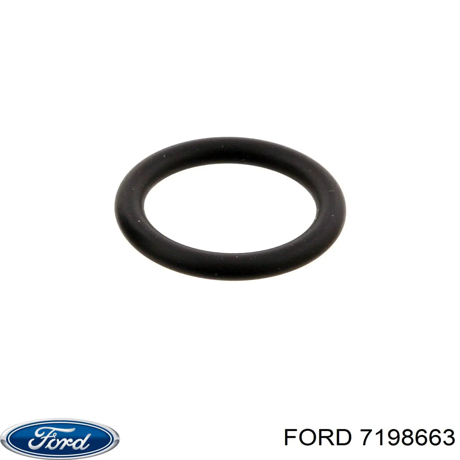 7198663 Ford прокладка фланца (тройника системы охлаждения)