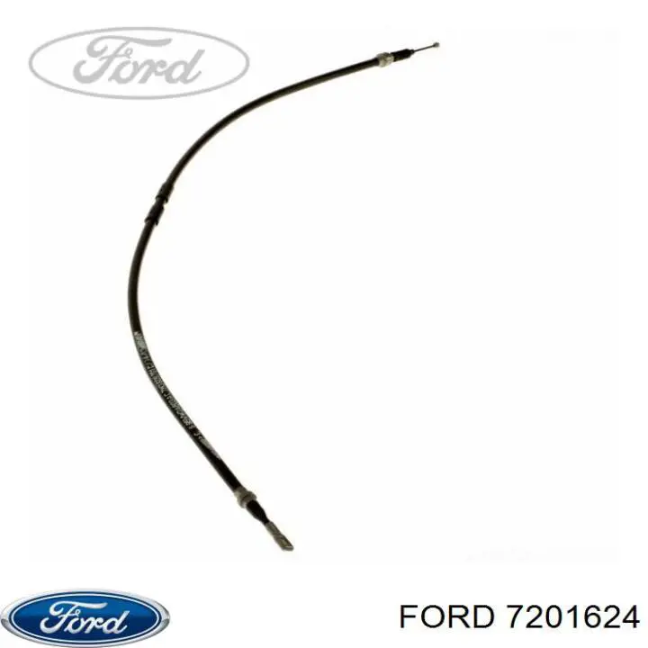 7201624 Ford трос ручного тормоза задний правый/левый