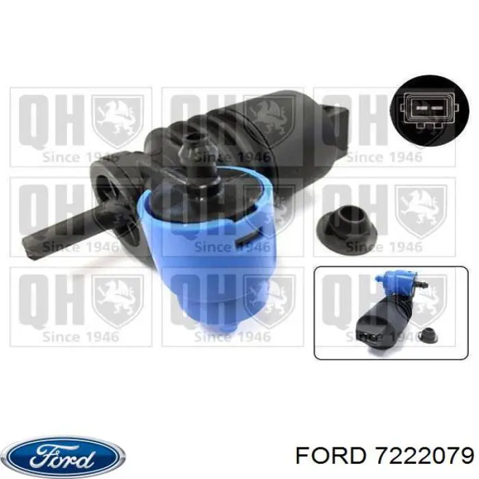 Моторчик омывателя 7222079 Ford
