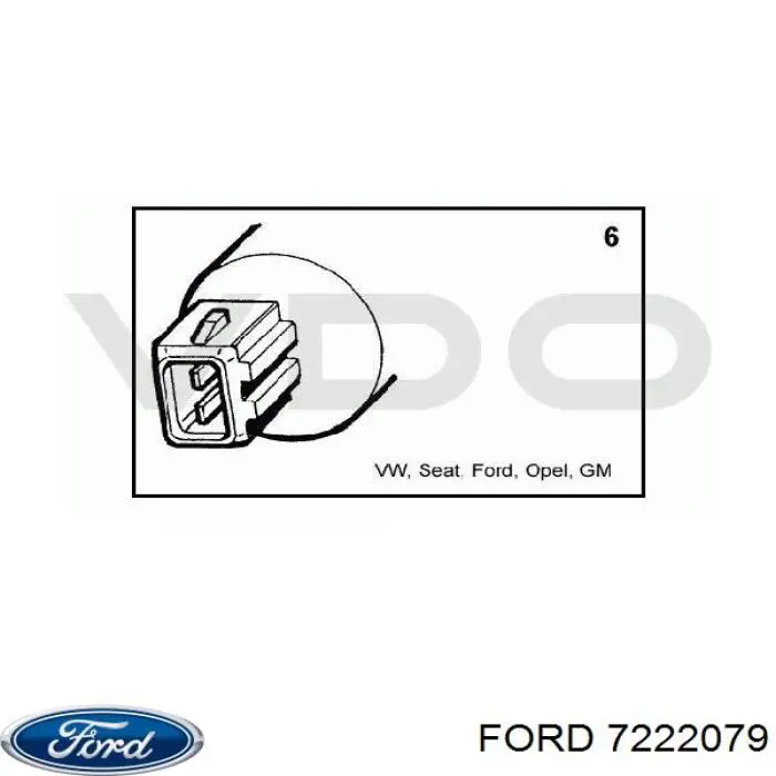 Купить 7222079 Ford Моторчик омывателя переднего стекла