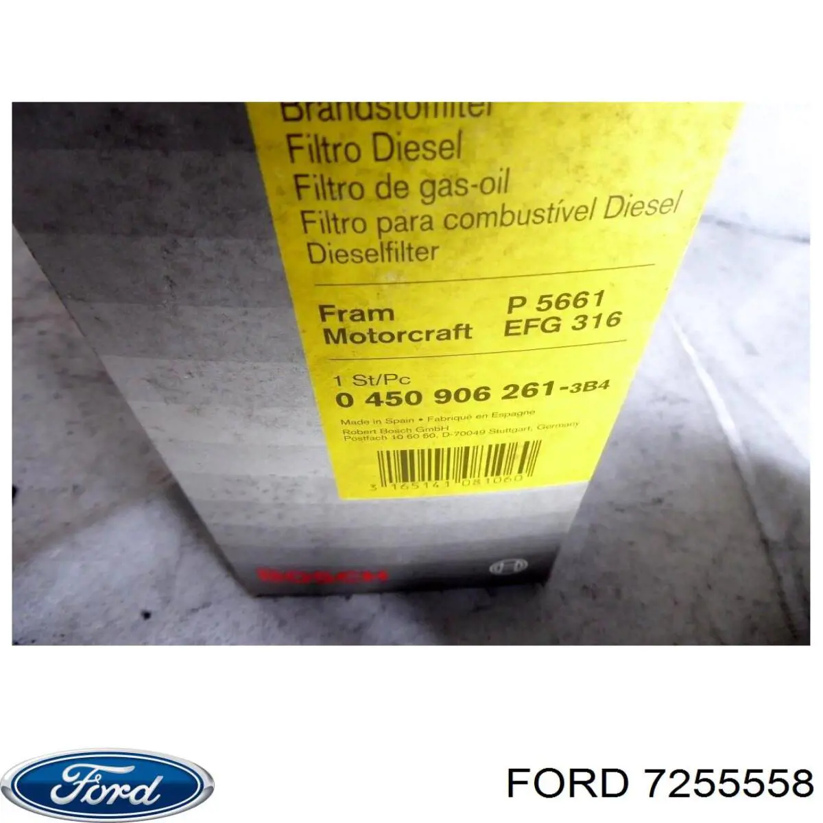 Фильтр топливный Ford 7255558
