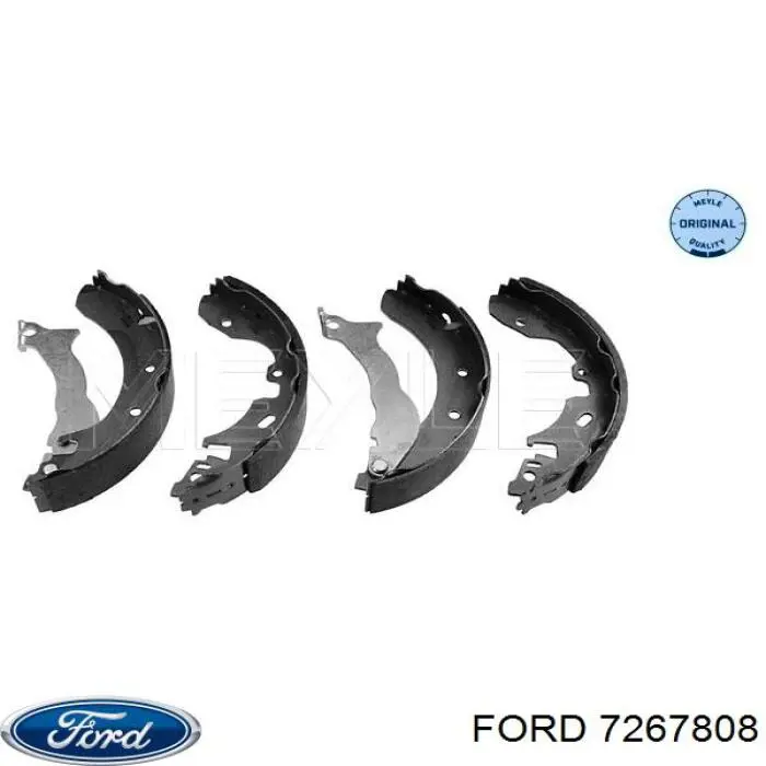 Задние барабанные колодки 7267808 Ford