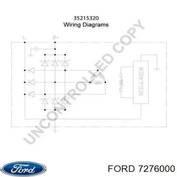 Купить 7276000 Ford Генератор