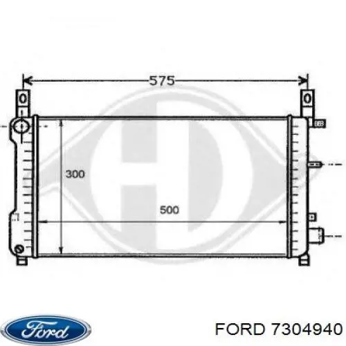 Купить 7304940 Ford Радиатор водяной