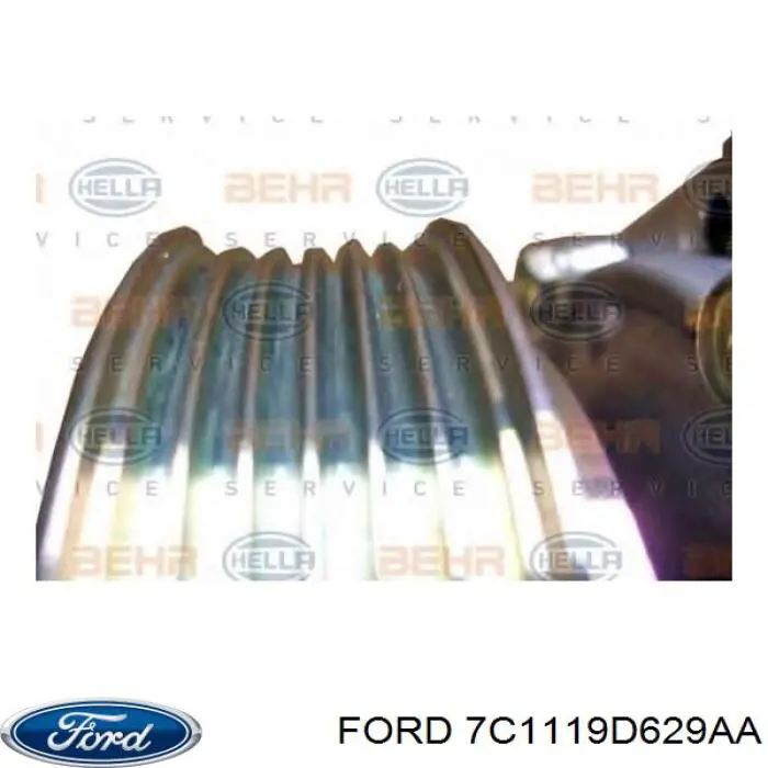 Компрессор кондиционера SD7V161067F Sanden