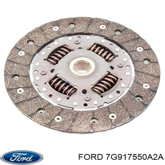 Диск сцепления 7G917550A2A Ford