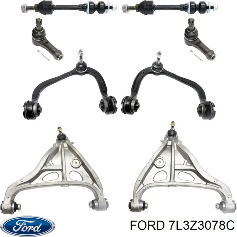 Правый рычаг передней нижней подвески Ford 7L3Z3078C цена, от 132.42 USD