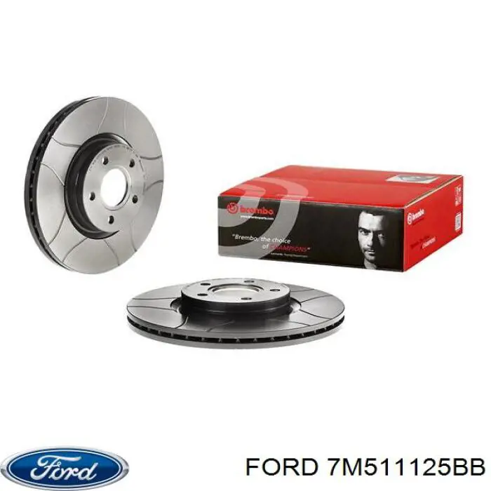 Тормоз дисковый передний Ford 7M511125BB цена, от 49.06 USD